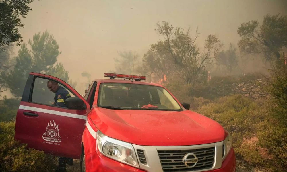 Φωτιά στον Μελισσουργό Θεσσαλονίκης: H Πυροσβεστική στο σημείο